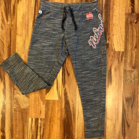 Russell Athletic Pants - Russell athletic grey Nebraska sweats